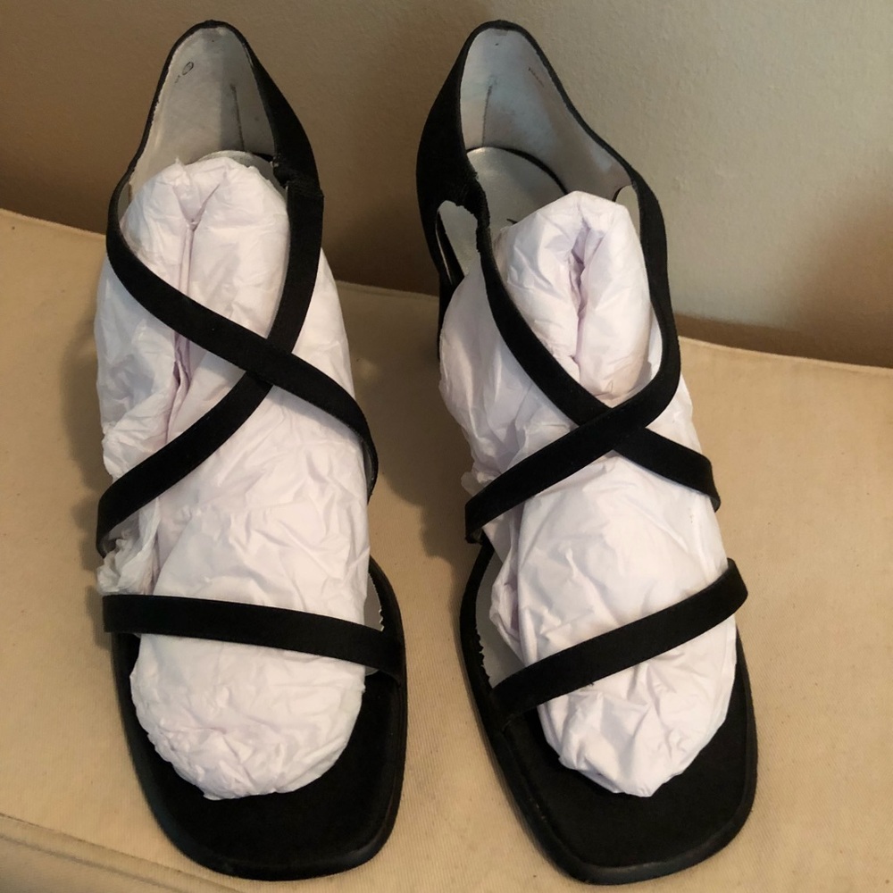 EUC NINA Black dress sandals 7 1/2